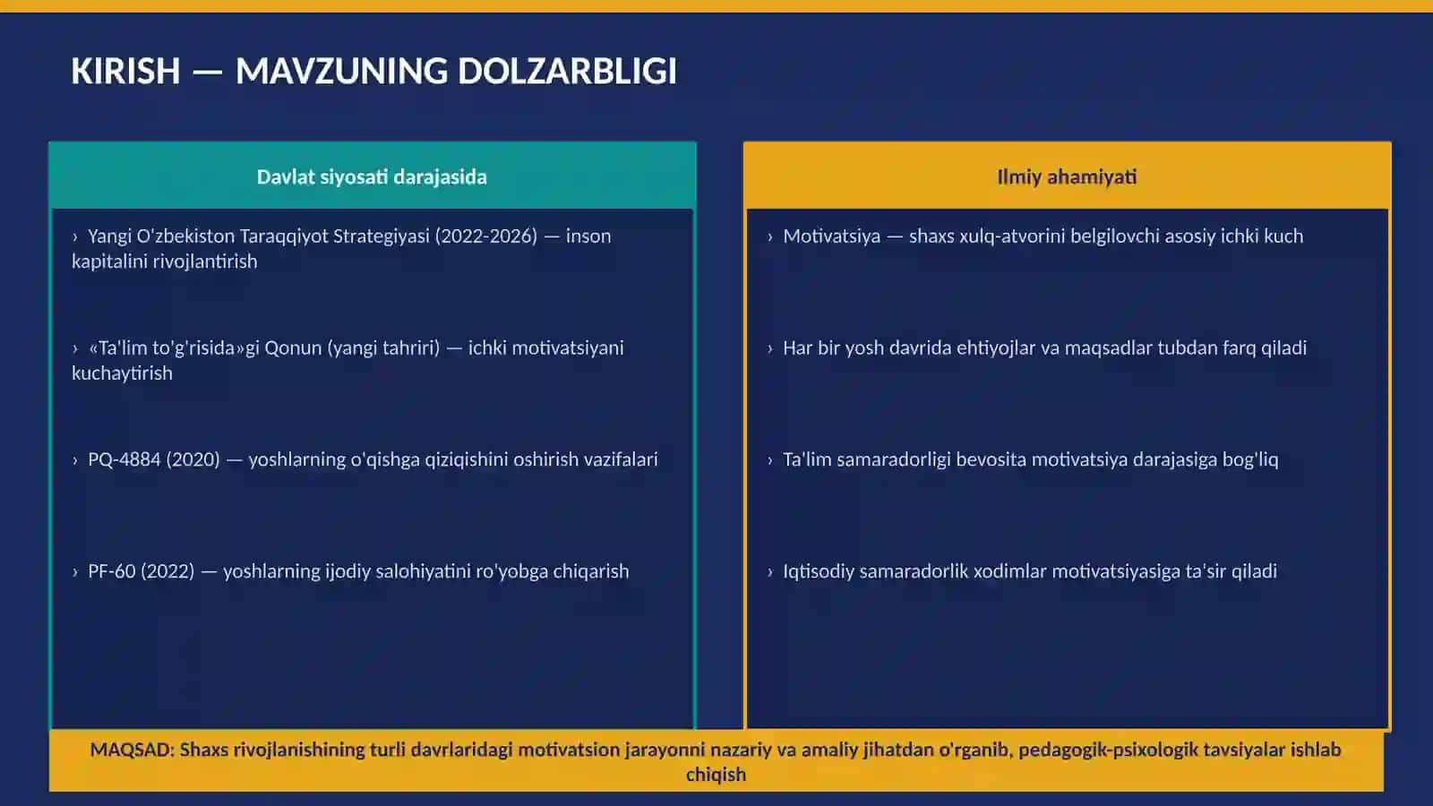 SHAXS RIVOJLANISHINING TURLI DAVRLARIDAGI MOTIVATSION JARAYONNING AHAMIYATI 3