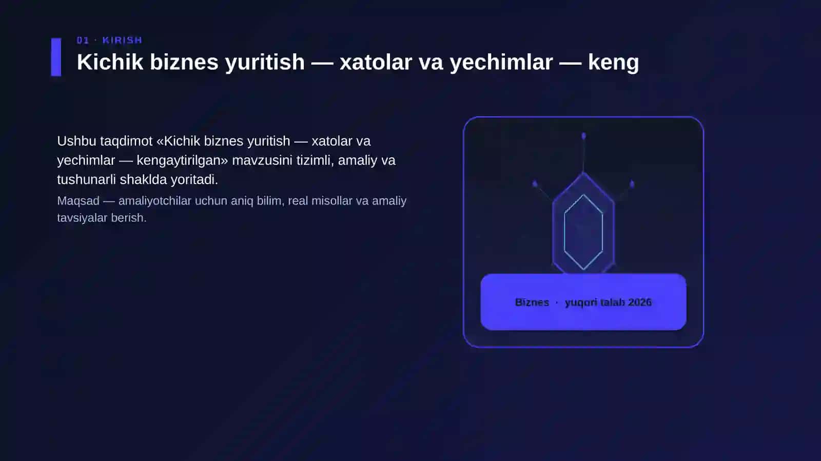 Kichik biznes yuritish — xatolar va yechimlar — keng 3