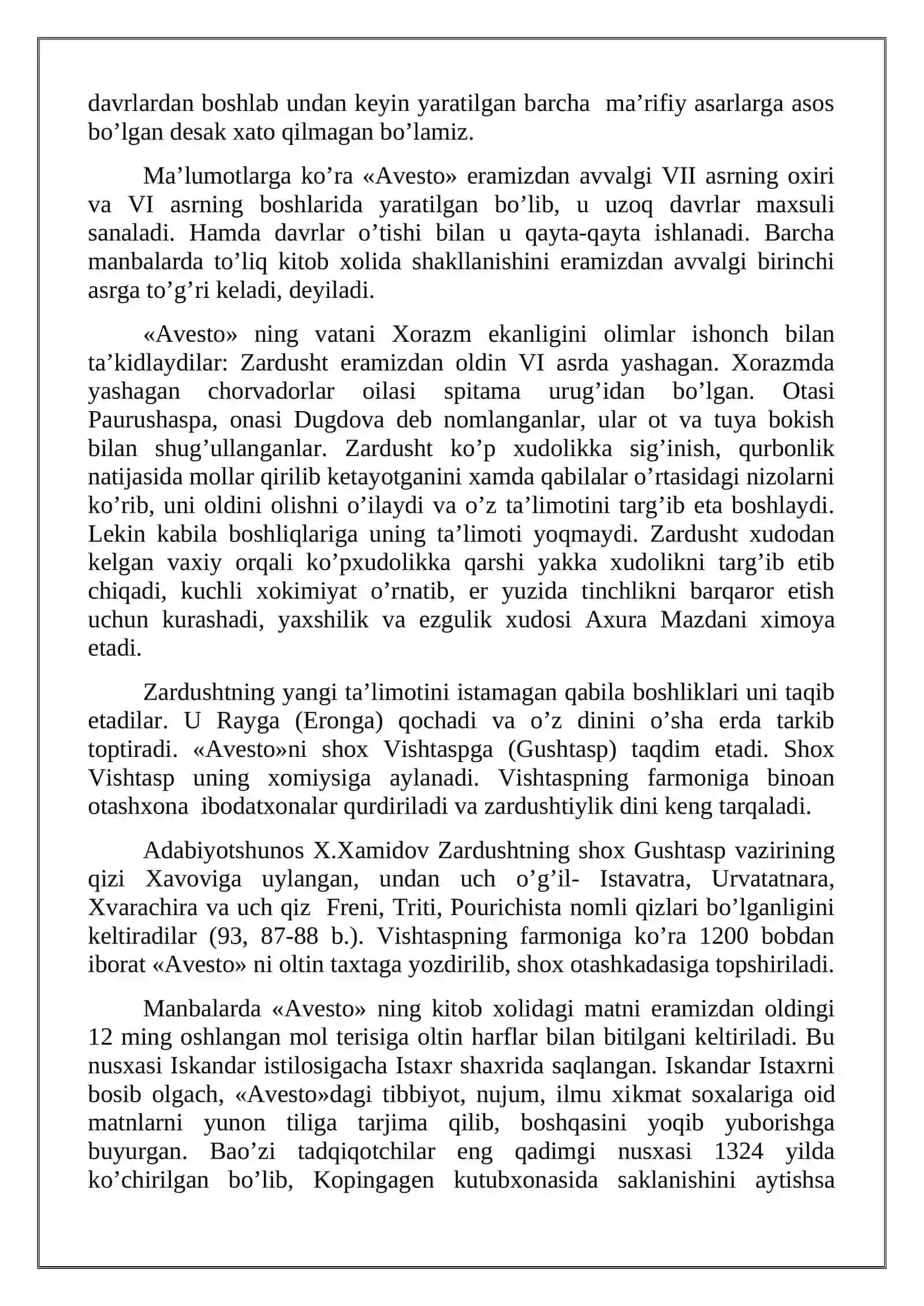 Eng qadimgi yodgorliklarda ta’lim-tarbiya masalalari. hadislarda ta'lim tarbiya masalalari 3