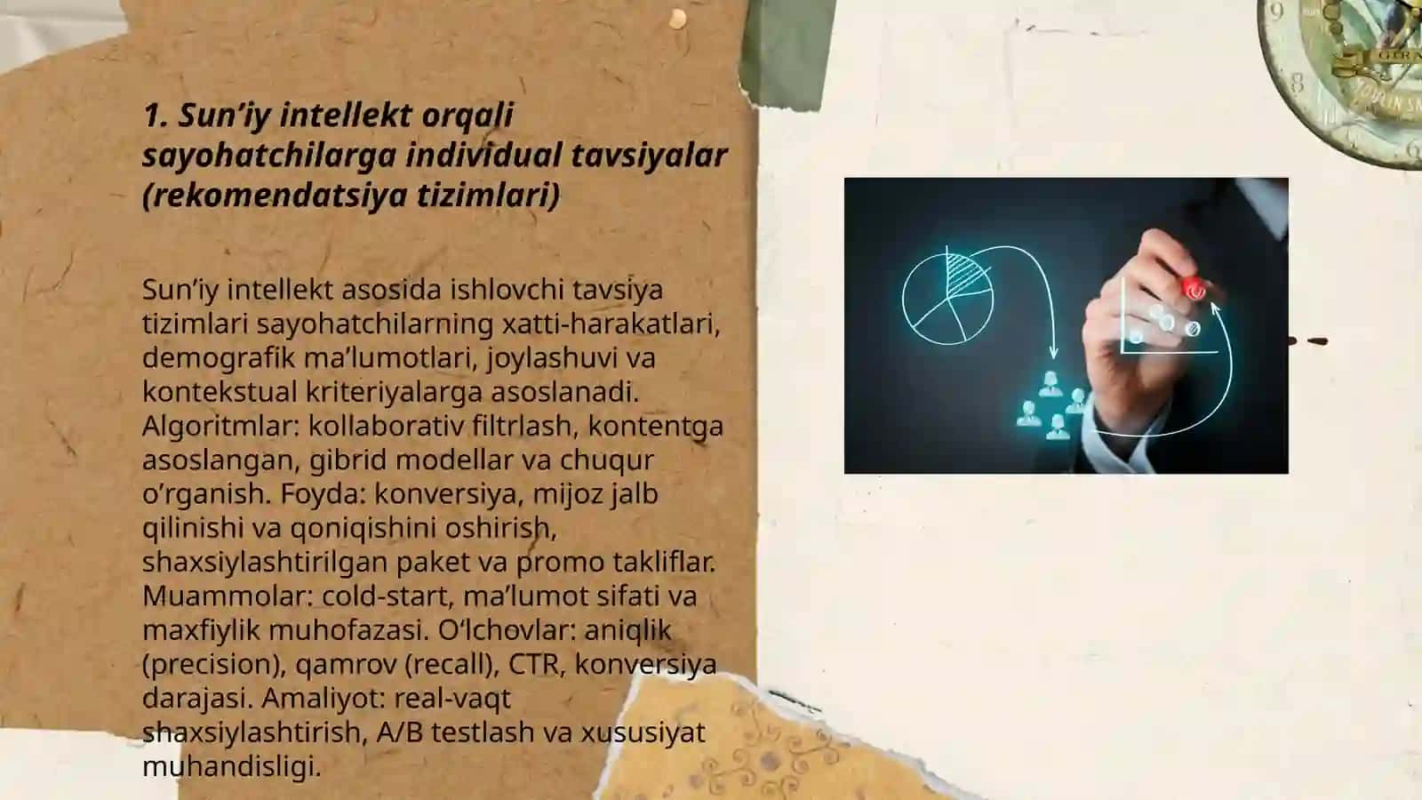 Sunʼiy intellekt asosida turizmda shaxsiylashtirilgan marketing 3