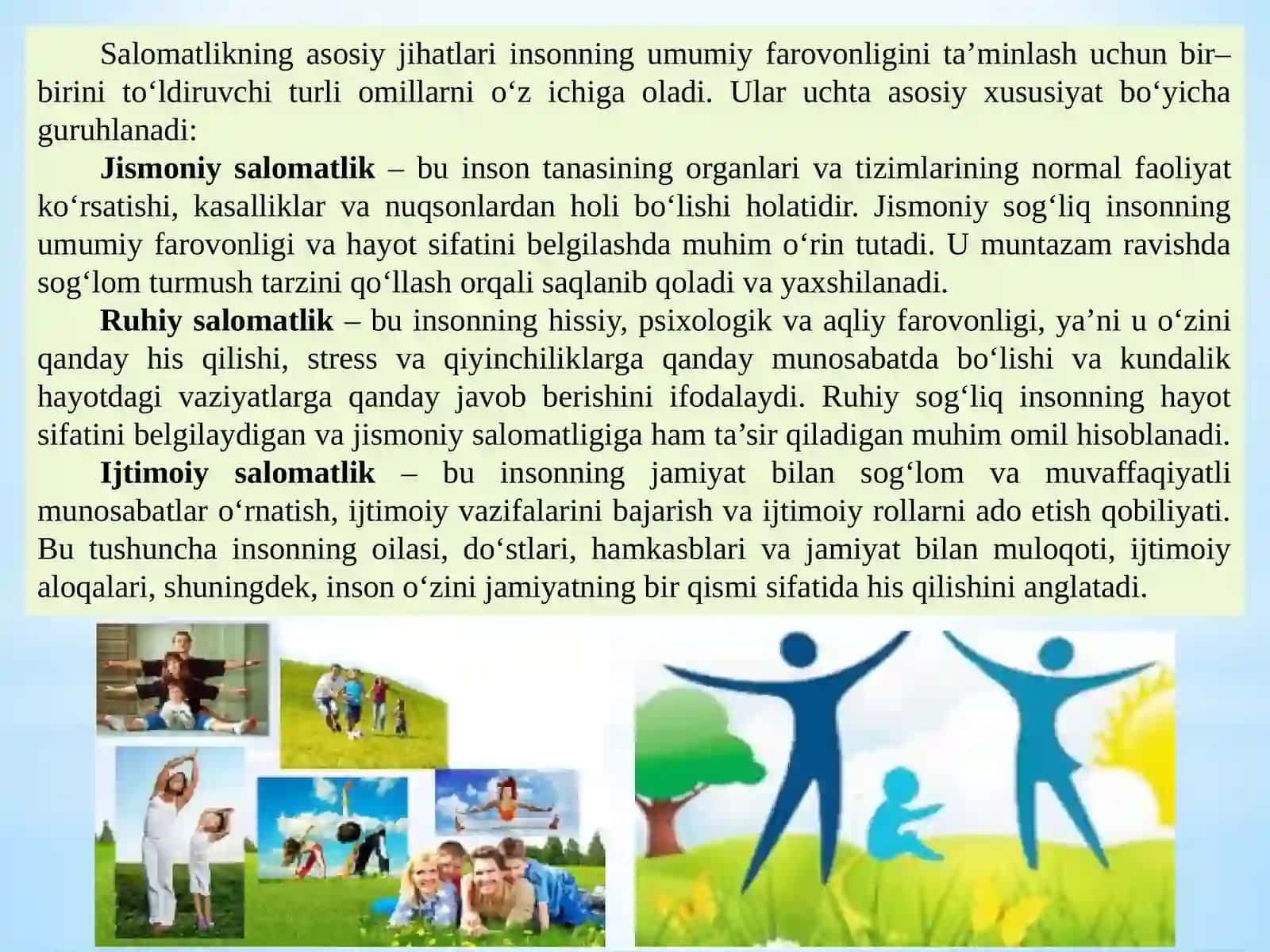 Salomatlik muammolari va tibbiy ijtimoiy xizmatlar 3