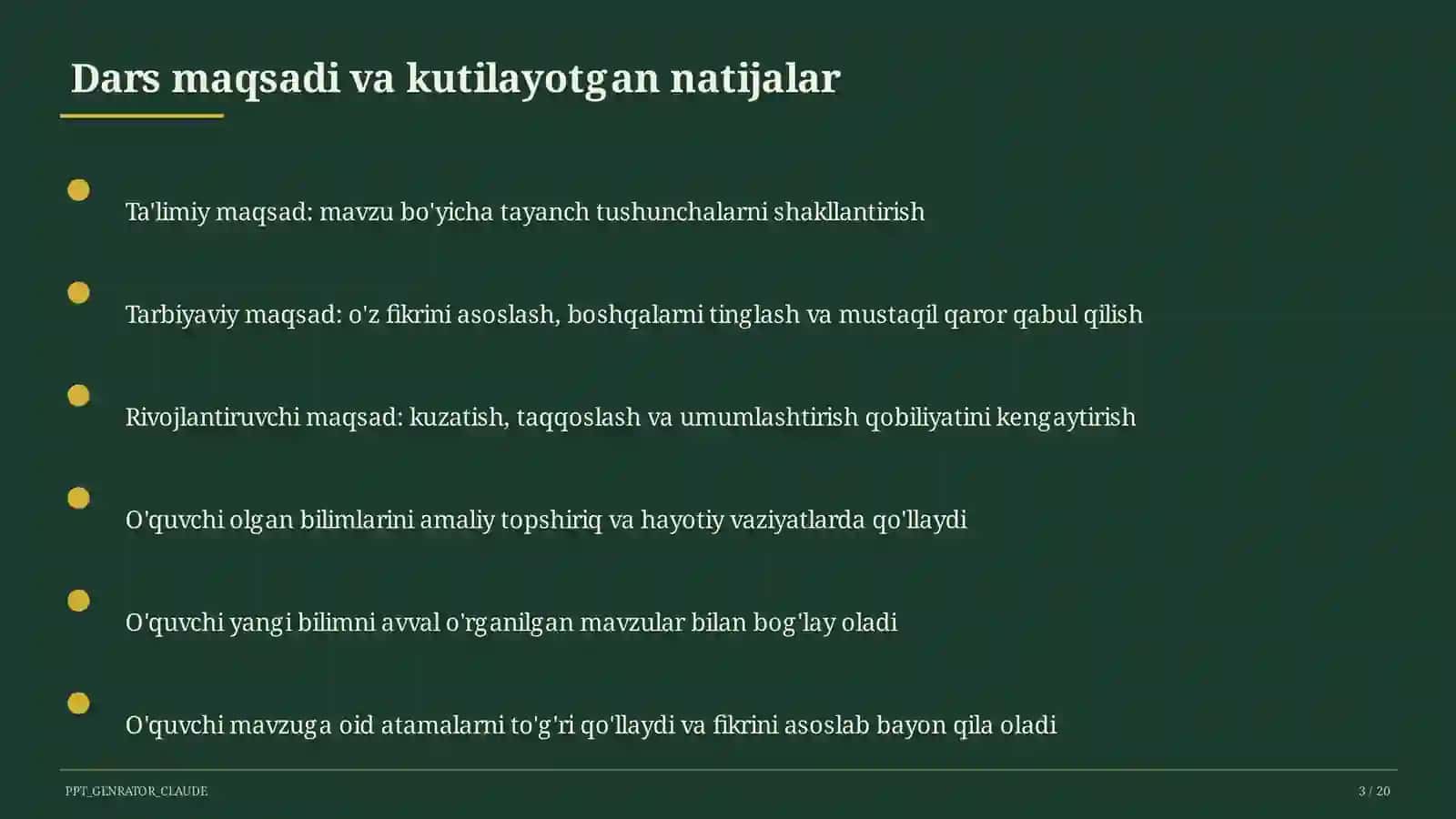 Tabaqalashtirilgan ta'lim: differensiatsiya 3