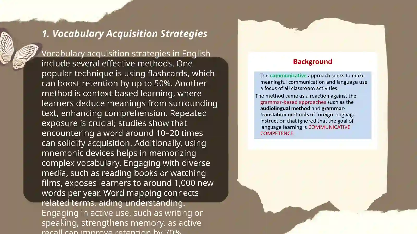 Communicative Methods in Teaching Lexica 3