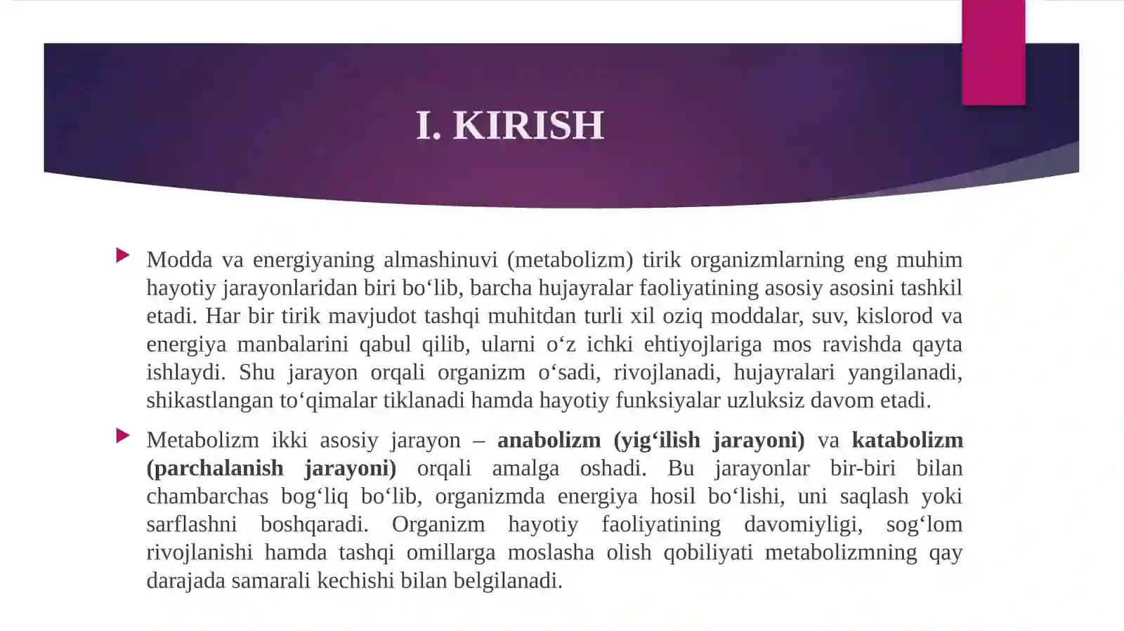 MODDA VA ENERGIYANING ALMASHINUVI 3