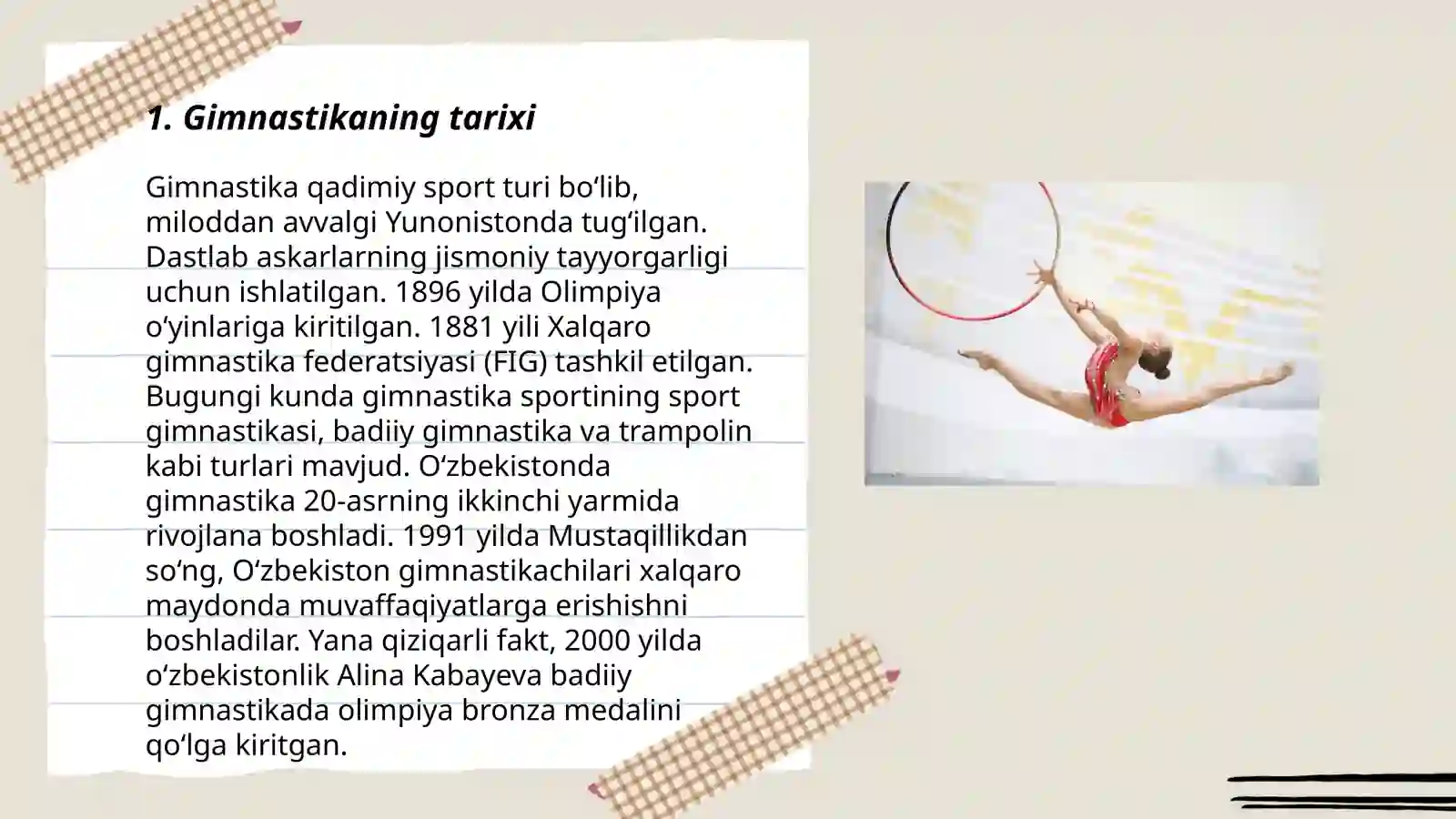 Sport gimnastika 3
