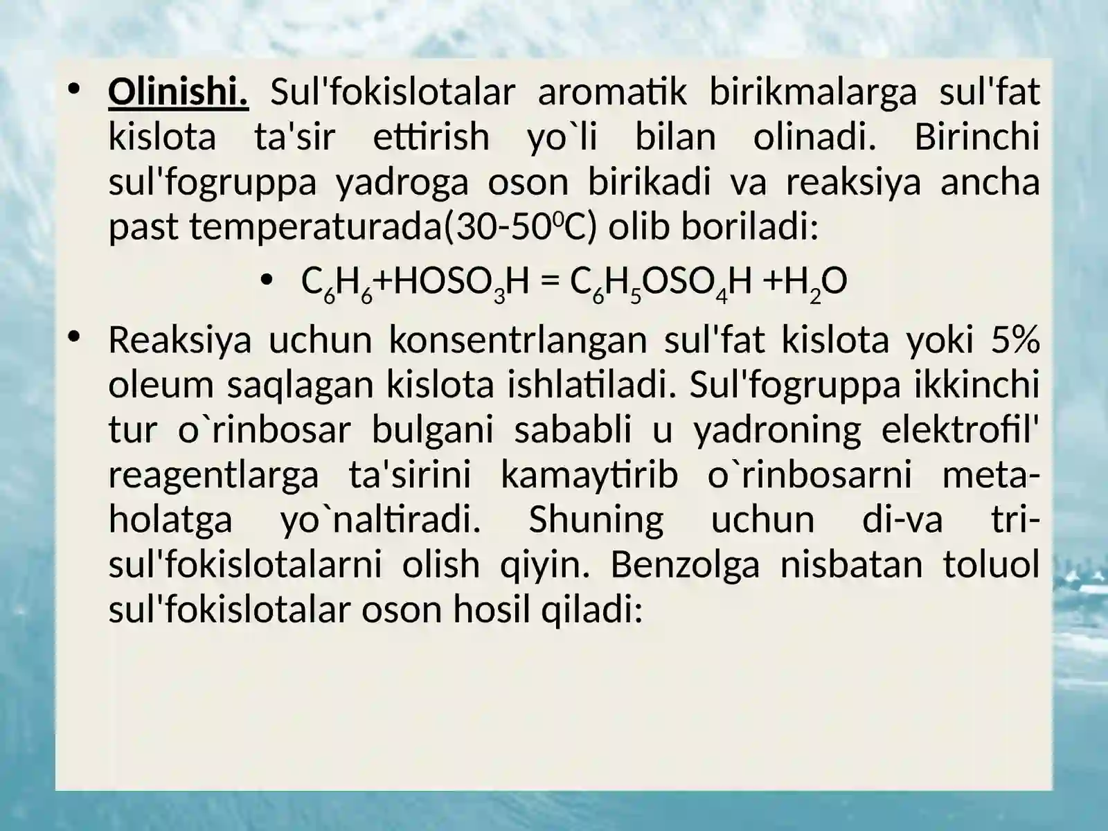 Sulfobirikmalar 3