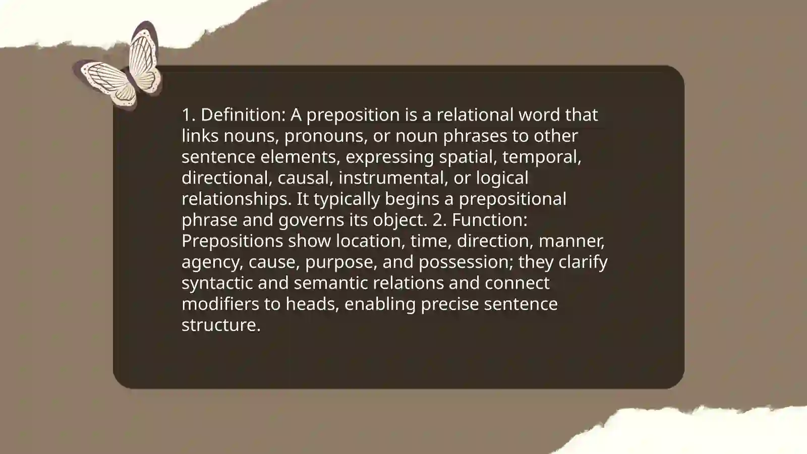 Preposition and its types 3