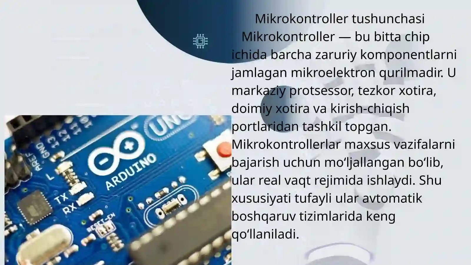 Mikrokontrollerlarni o‘rganish 3