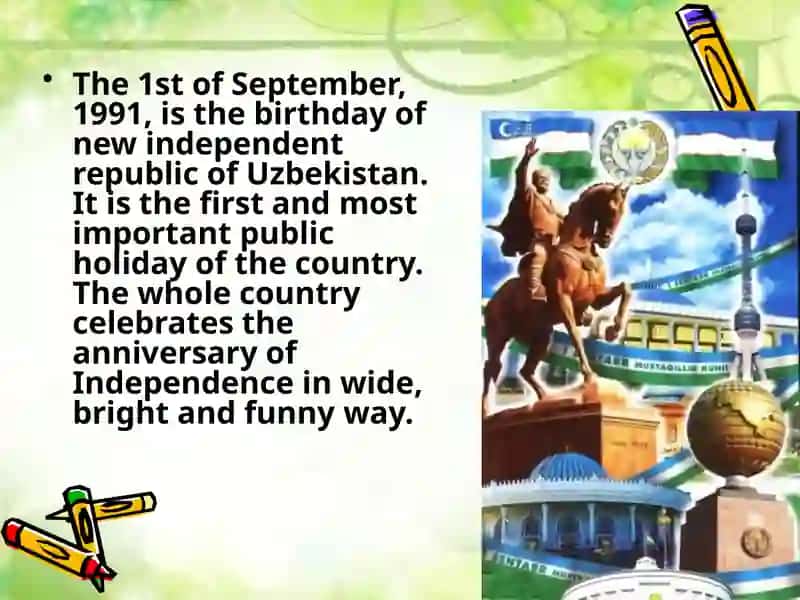 Symbols of the republic of Uzbekistan and Great Britain 3