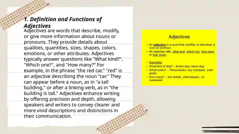 Adjactives 3