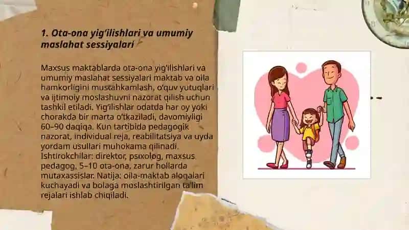 Maxsus maktablarda ota-ona yigʻilishlari va umumiy maslahat sessiyalari 3