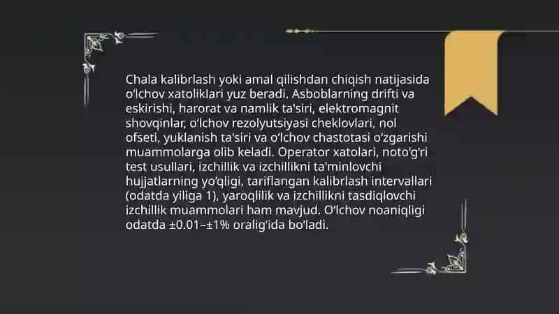 Elektr vositlarini sinashdagi muammolar 3