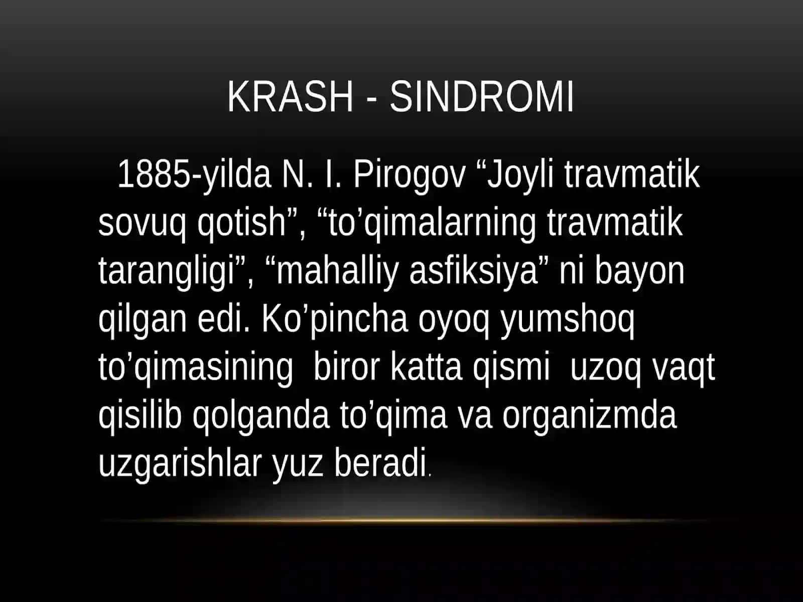 KRASH - SINDROMI 3