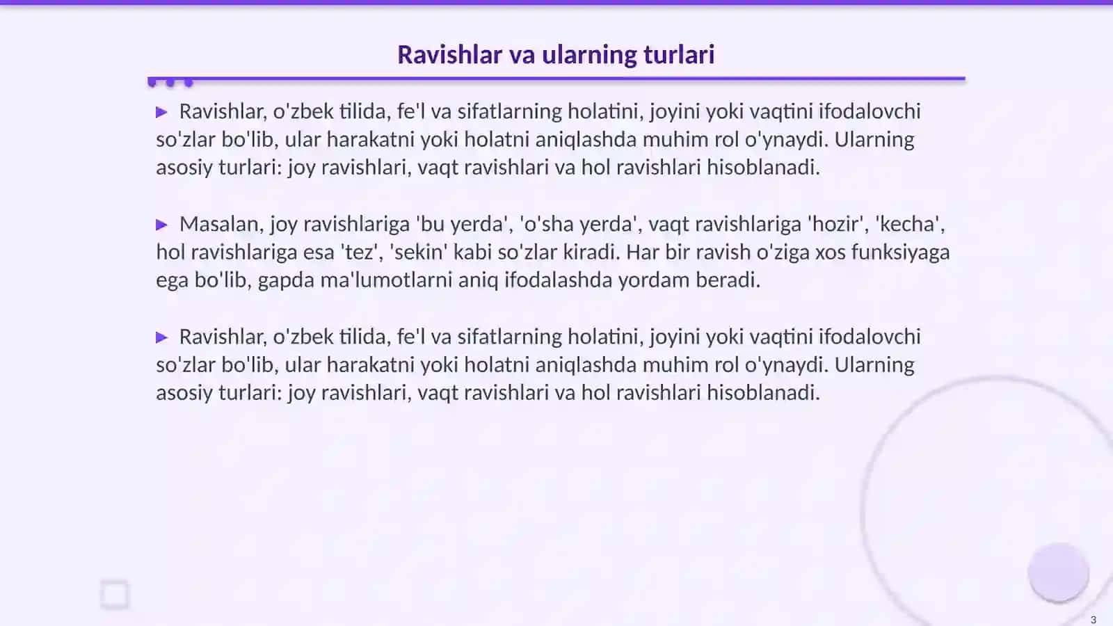 Ravishlarning yasalishi 3