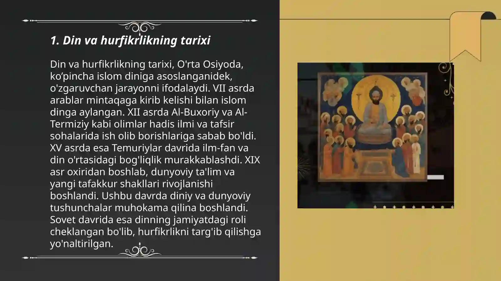 Din va hurfikrlikning tarixi 3