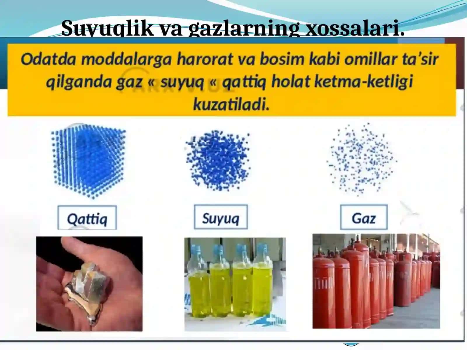 TO'SHKENT DAVLAT TEXNIKA UNIVERSITETI MA’RUZA№6 3