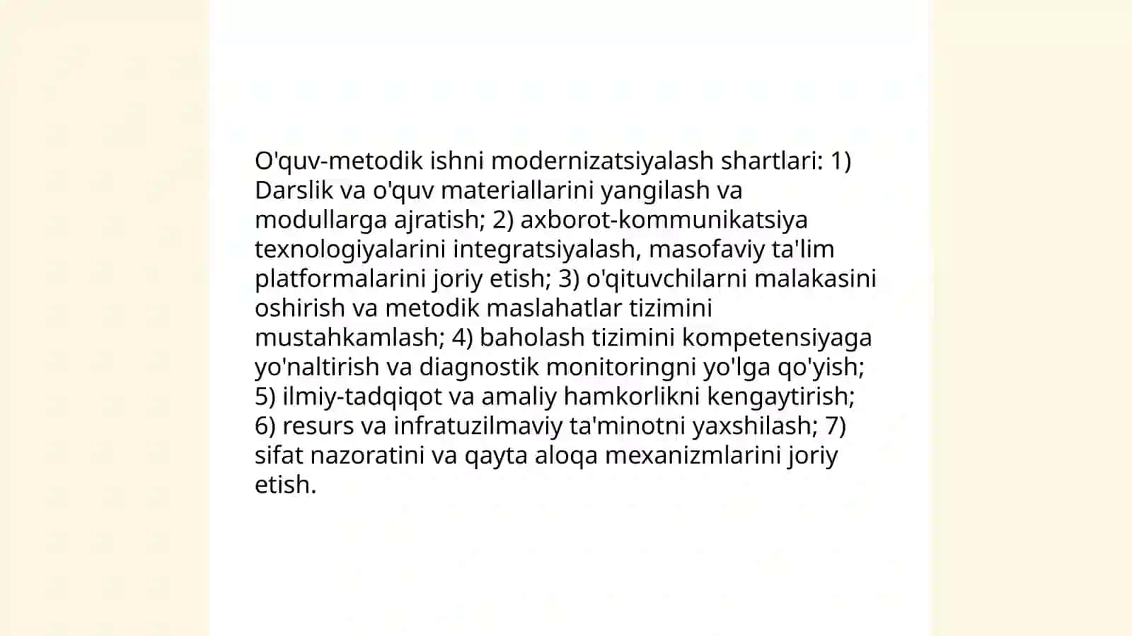O'quv-tarbiya jarayonini takomillashtirishning pedagogik shartlari 3