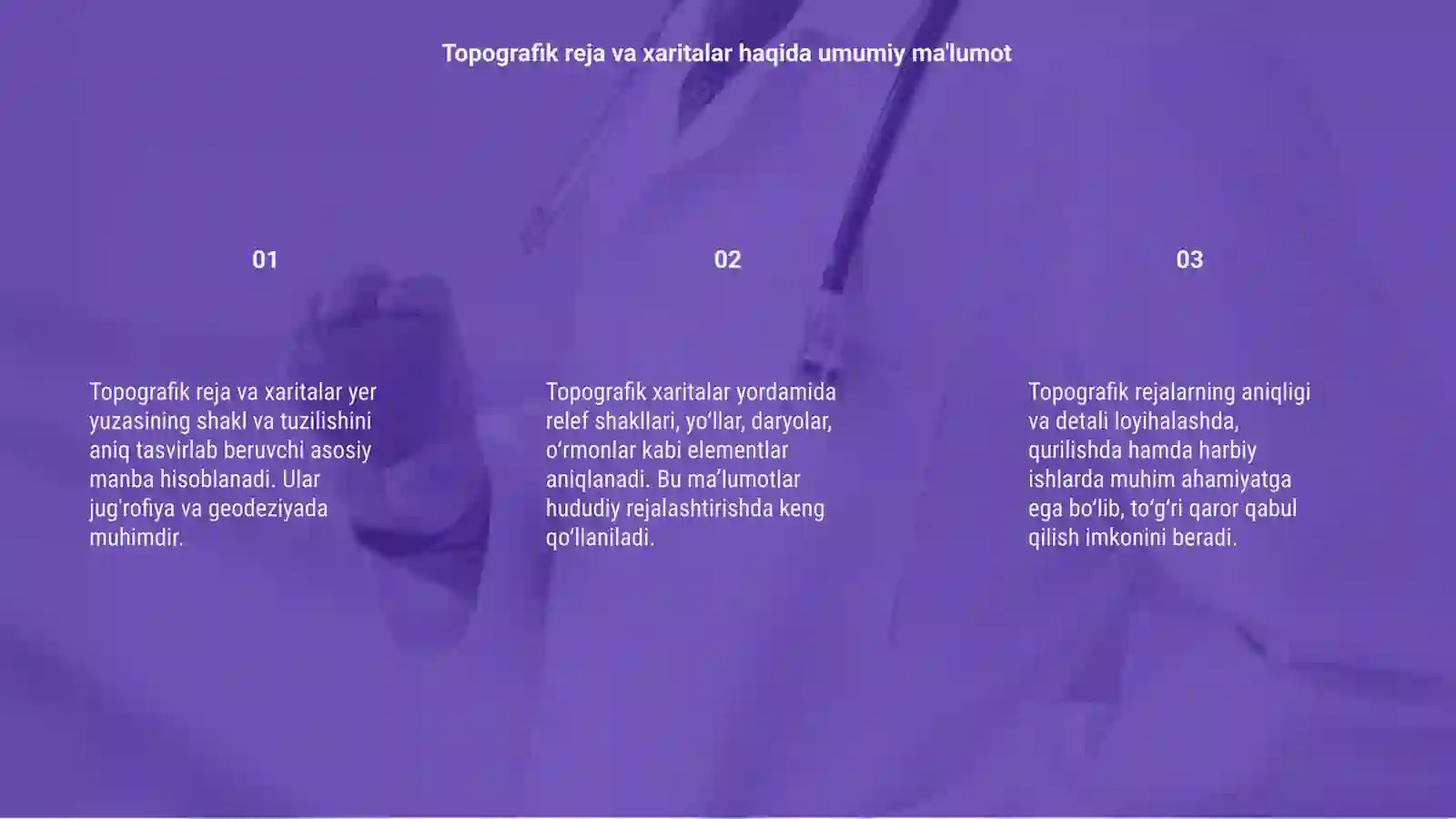 Topografik plan va kartalar 3