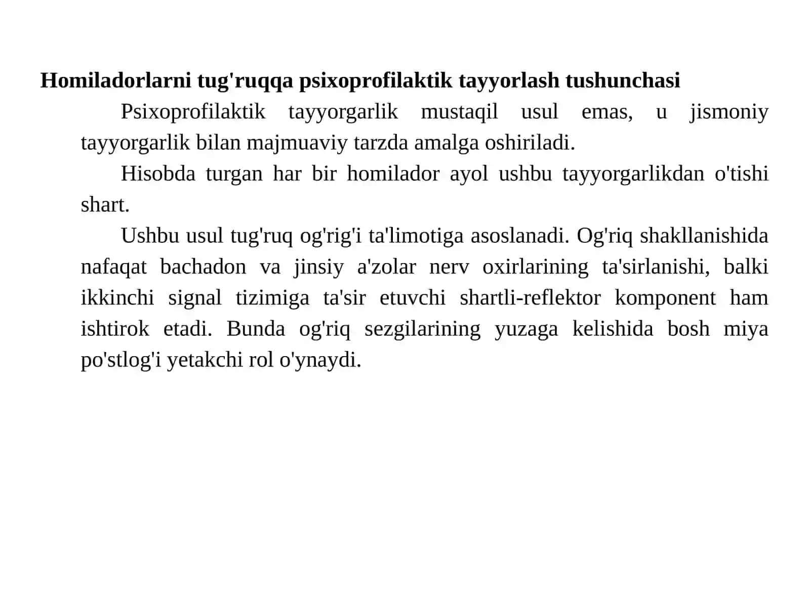 Akusherlik amaliyotida tug'ruqqa tayyorgarlik 3