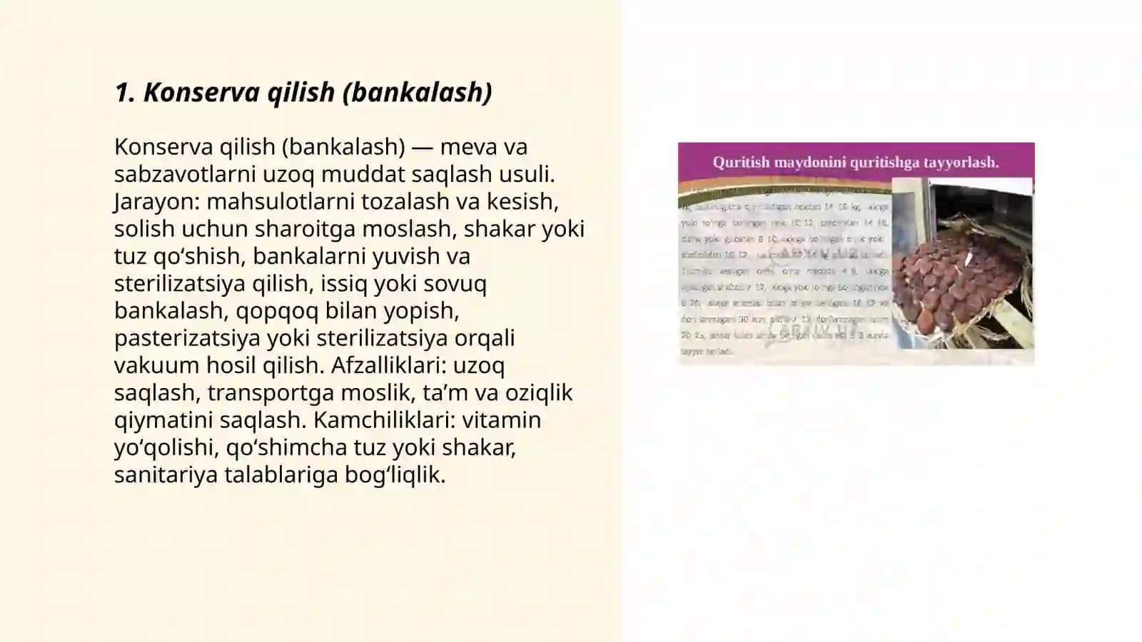 Konserva qilish (bankalash) 3