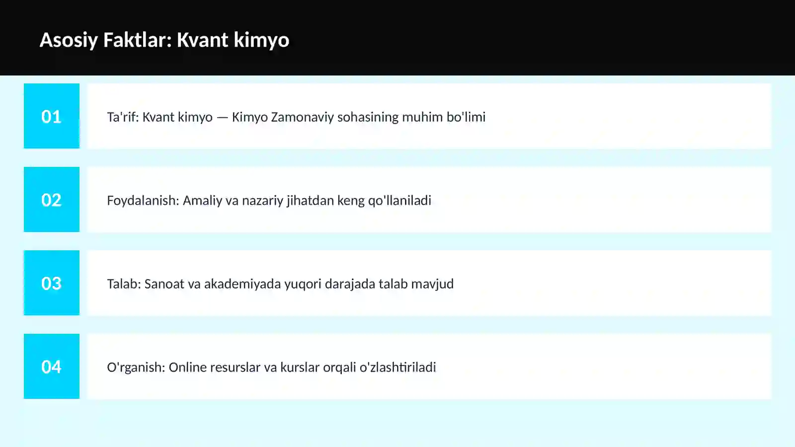 Kvant kimyo 3