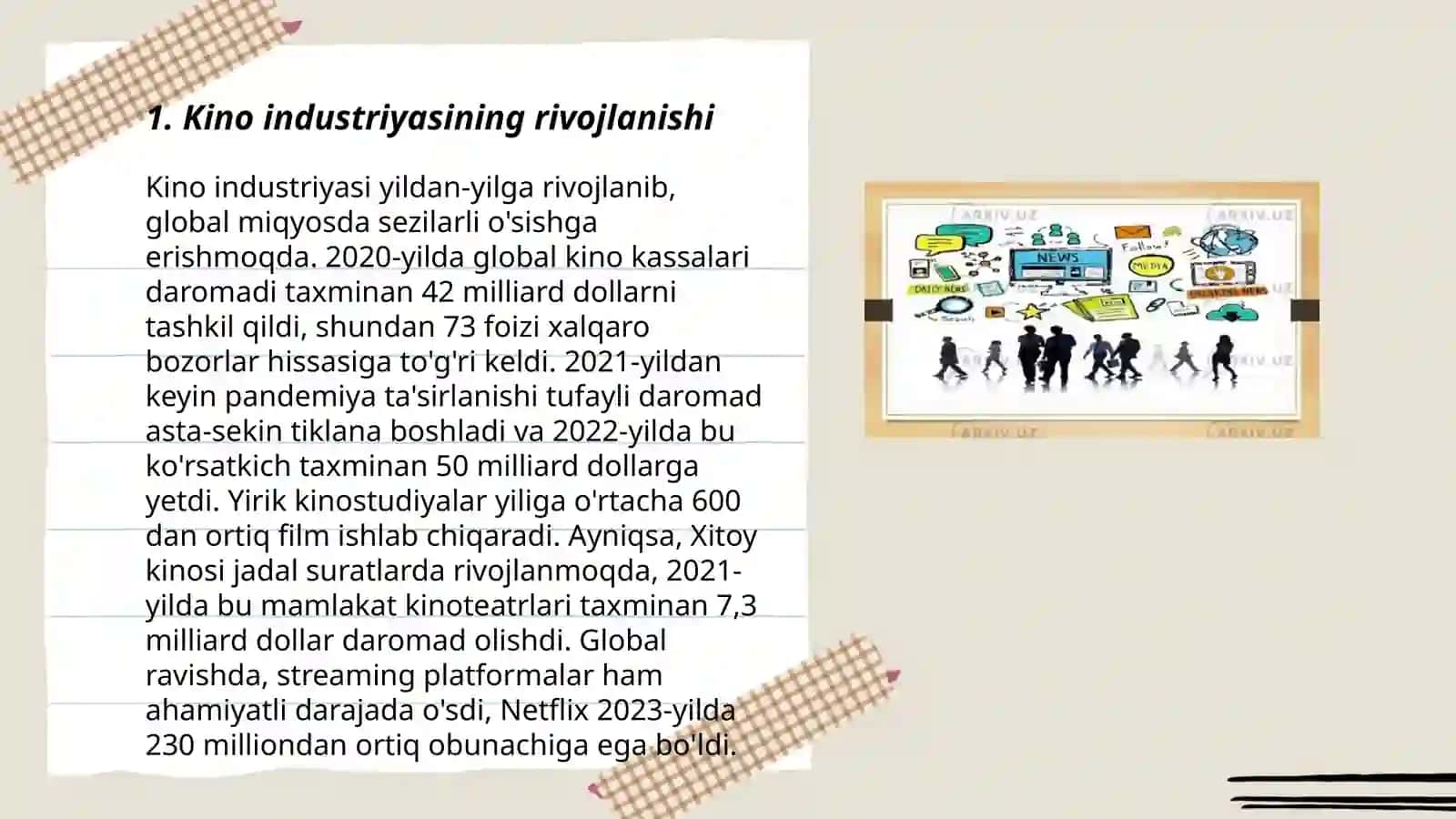 Kino industriyasining rivojlanishi 3