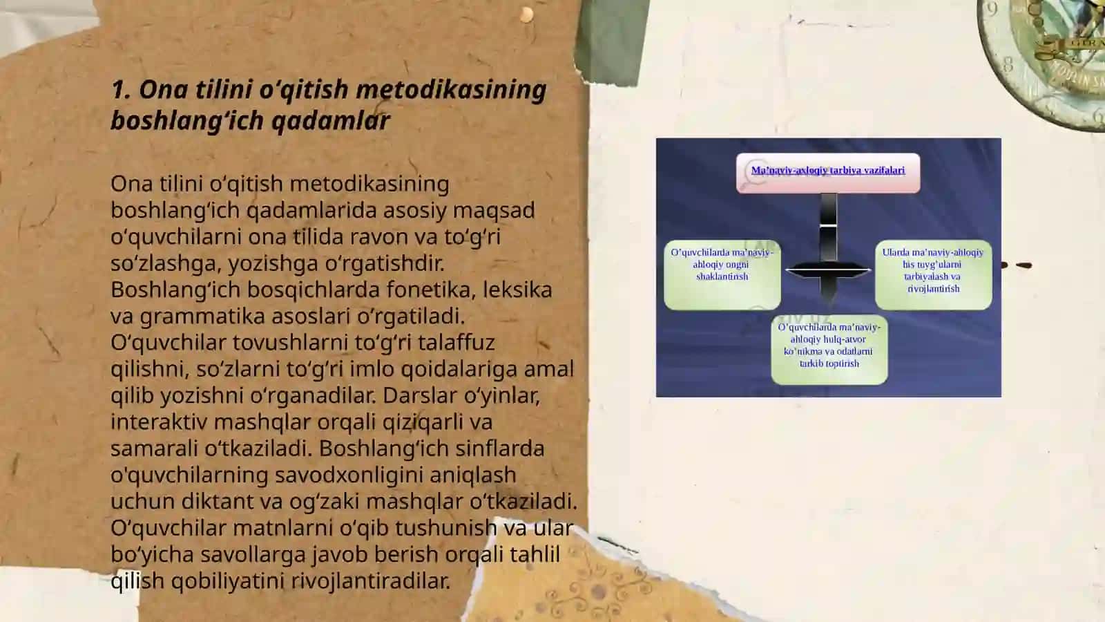 Ona tilini oʻqitish metodikasi fanining tarixiy shakllanishi va rivojlanishi 3
