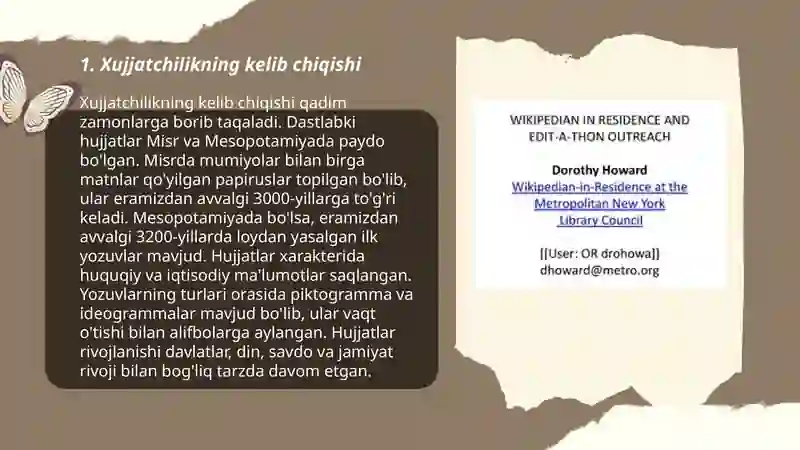 Xujjatchilik tarixi.Xalq xujjatchiligi 3