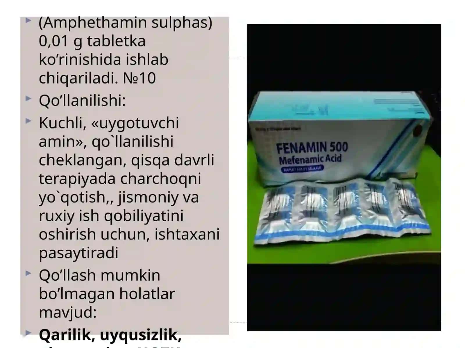 PSIXOSTIMULYATORLAR, DEPRESSIYAGA QARSHI VOSITALAR, NOOTROP VOSITALAR 3