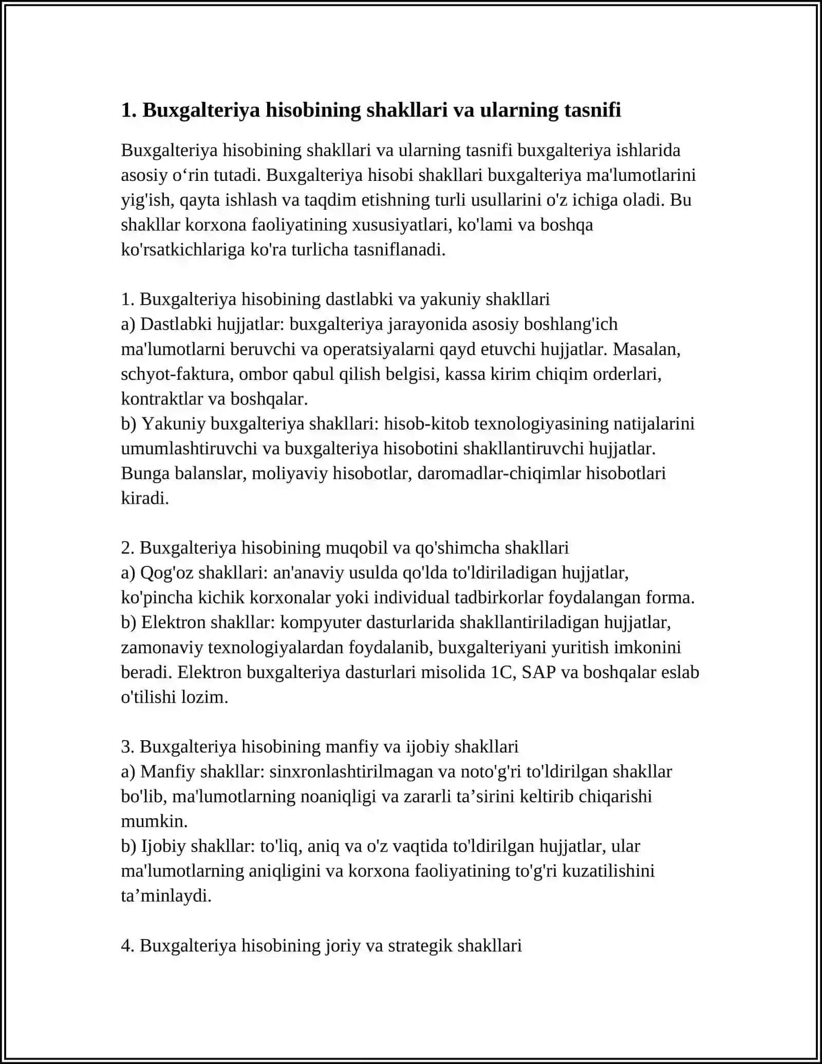 BUXGALTERIYA HISOBI SHAKLLARI VA REGISTRLAR 3
