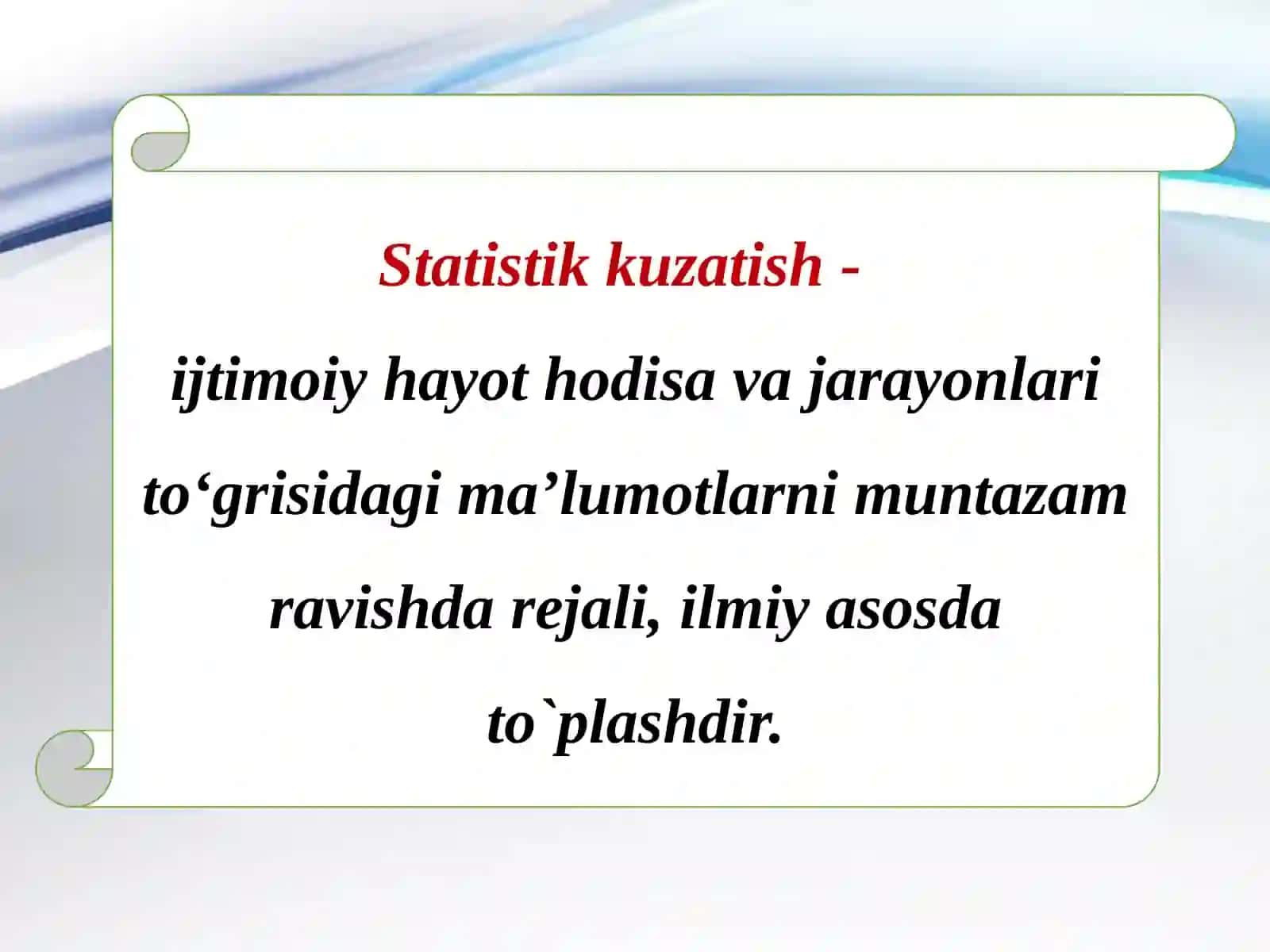 STATISTIK KUZATISH 3