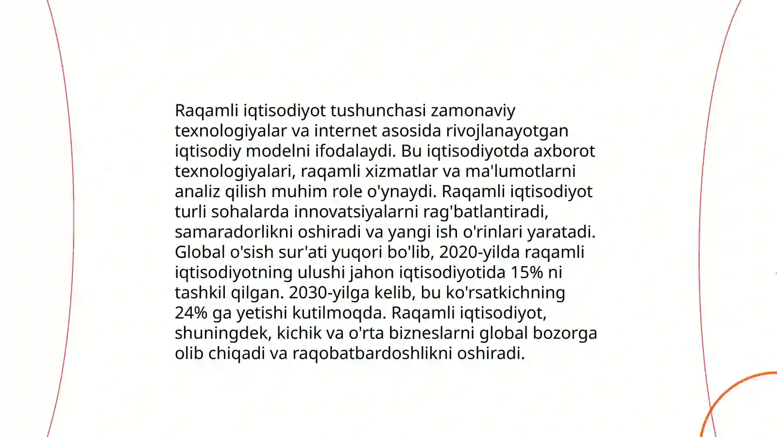 Iqtisodiyotni rivojlantirishda raqamli iqtisodiyotning roli 3