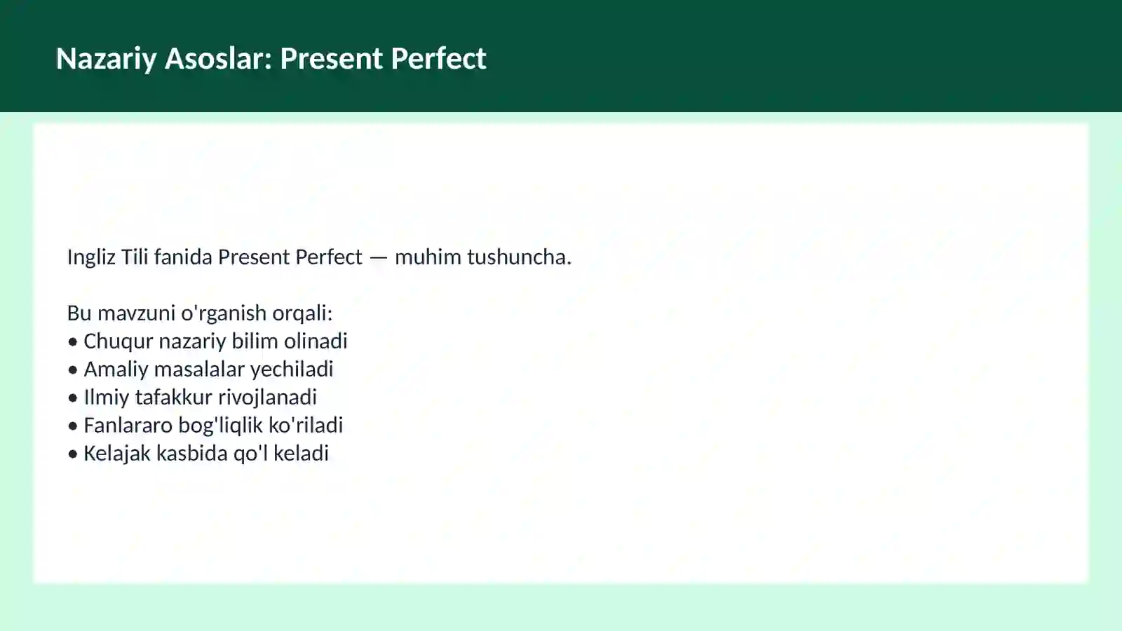 Present Simple 3