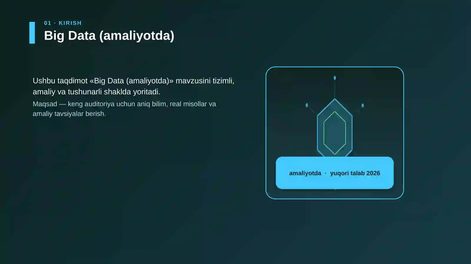 Big Data (amaliyotda) 3