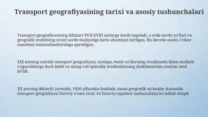 Transport Geografiyasi 3
