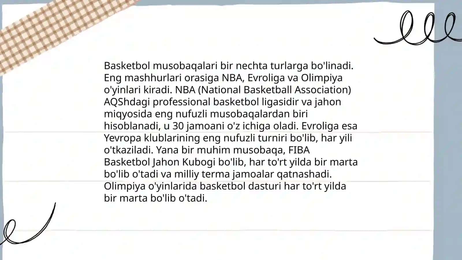 Bosketbol musobaqa va hakamlik qoidalarini órgatish 3