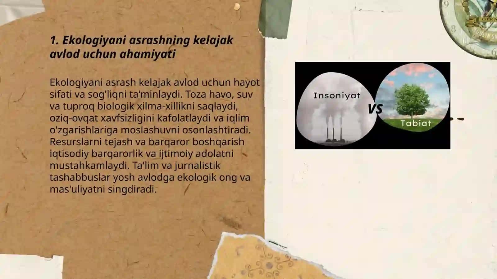 Ekologiyani asrash - kelajak avlod uchun mas'uliyat 3