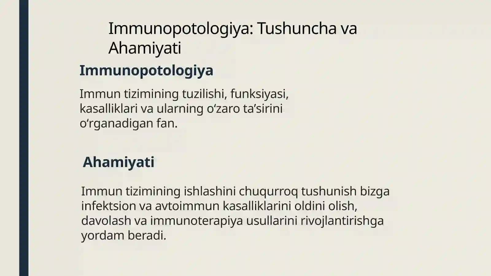 MAVZU: Immunopotolgiya, hozirgi zamon klassifikatsiyasi: tugʻma va orttirilgan immun tanqisligi haqida to'liq mq'lumot 3