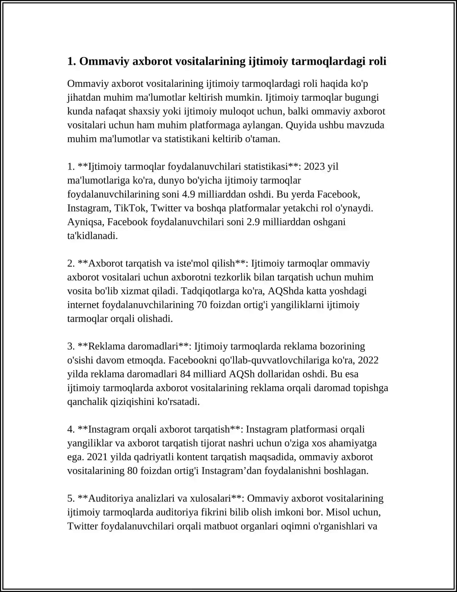 IJTIMOIY TARMOQLARDA AXBOROT TARQALISHI 3