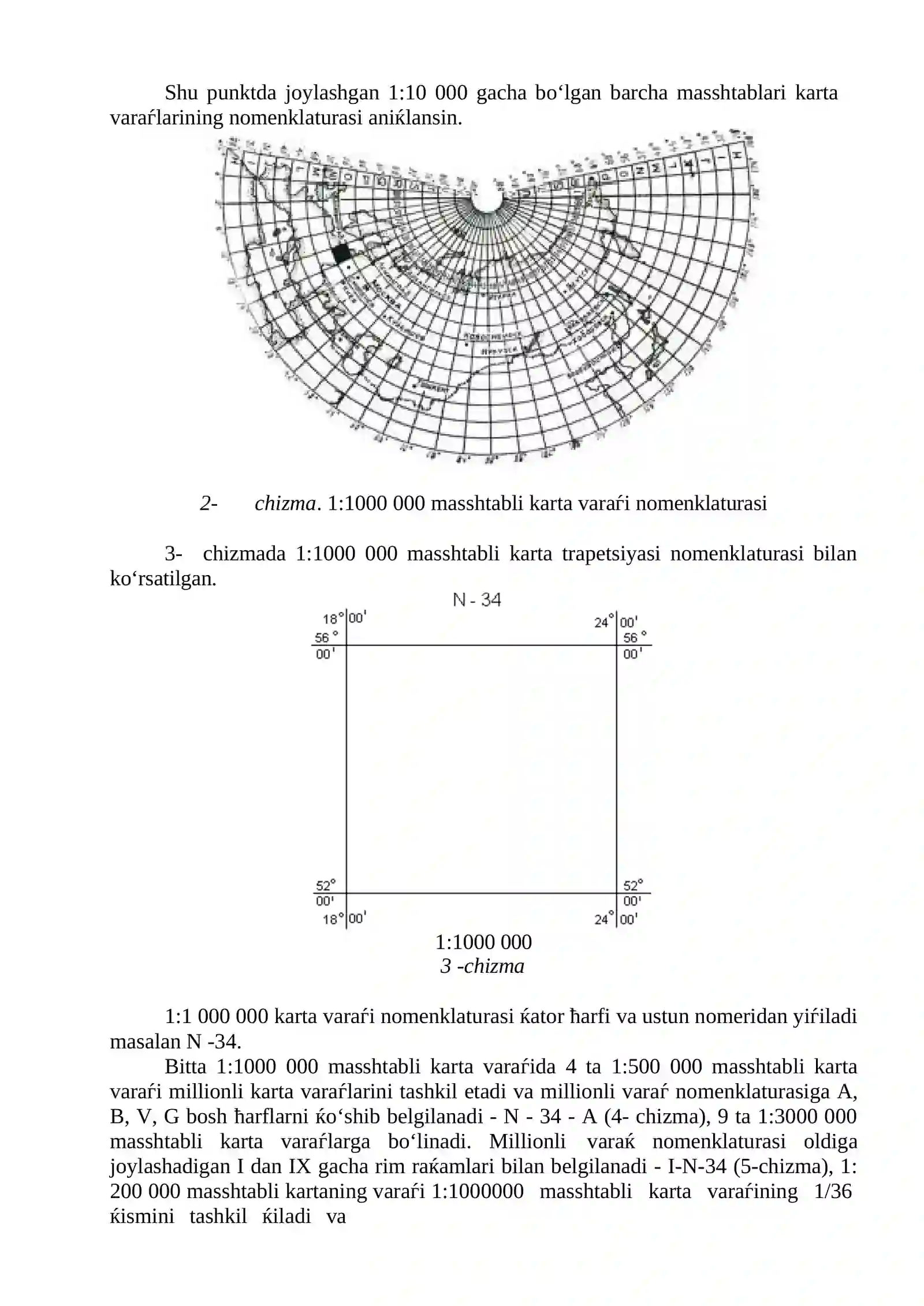 Topografik karta bilan tanishish 3