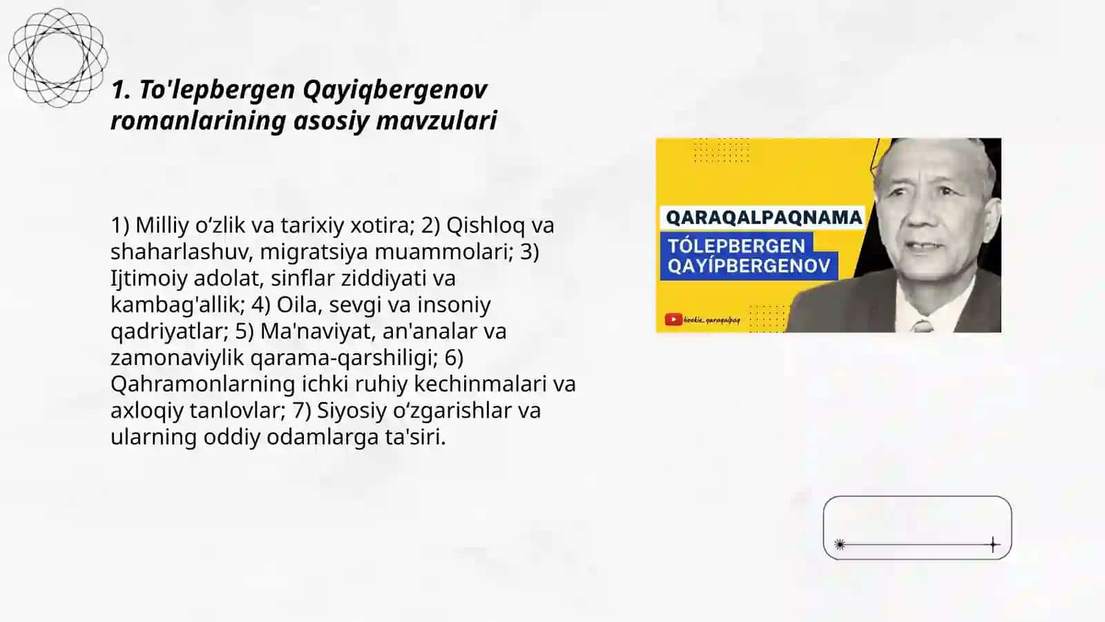 To'lepbergen Qayiqbergenov romanlari 3