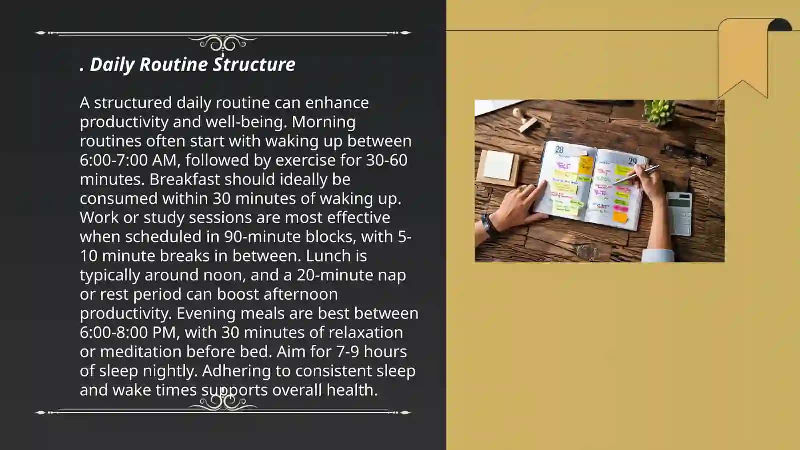 Daily Routine Structure 3