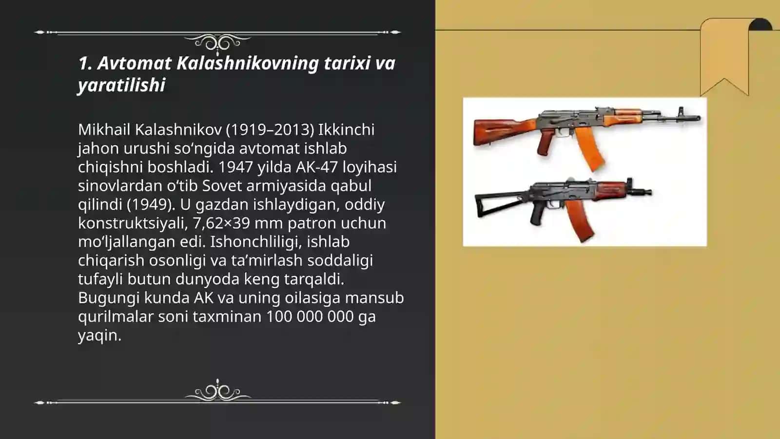 AK-47 avtomati tushuncha 3