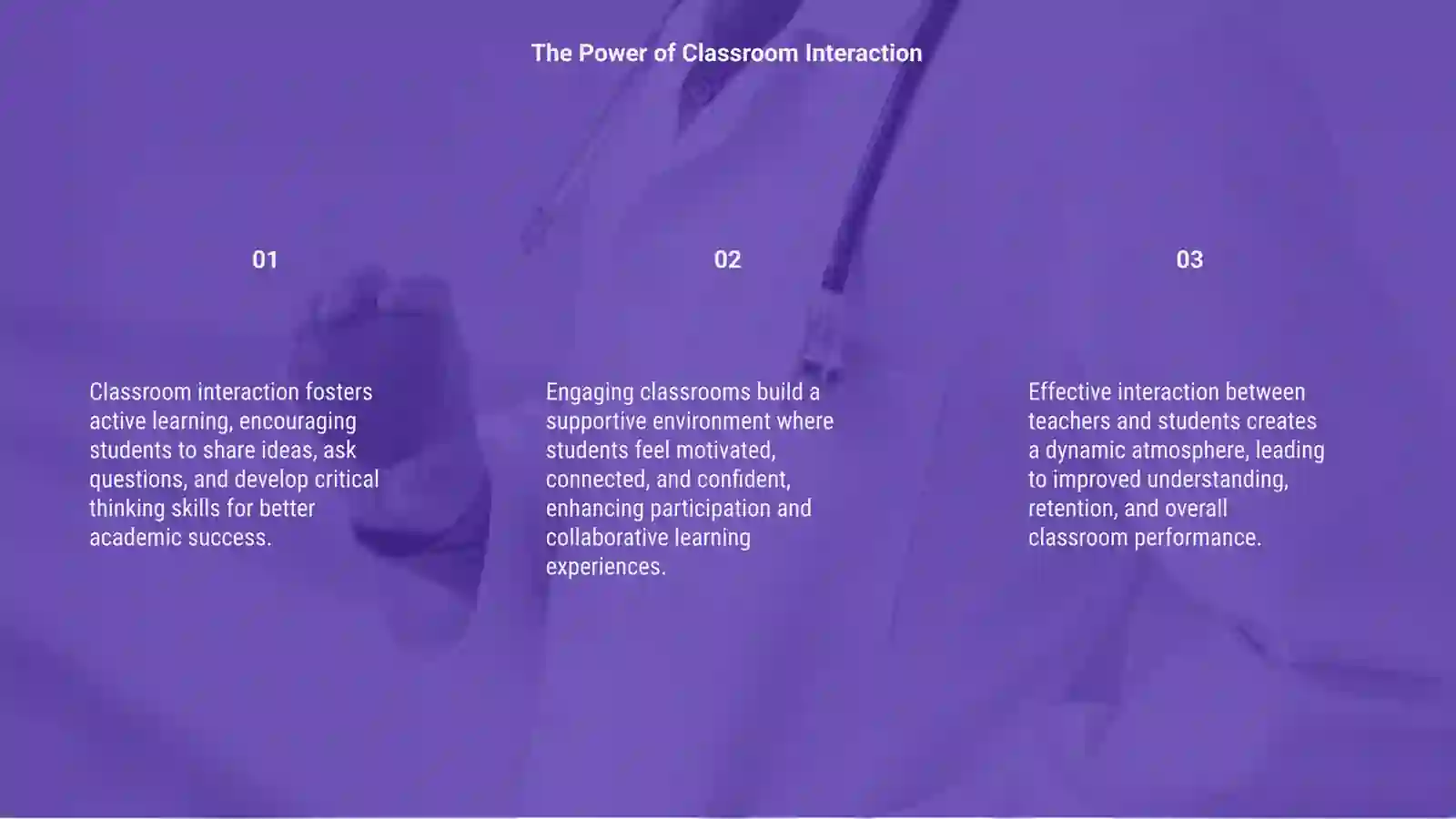 Classroom Interaction Strategies 3