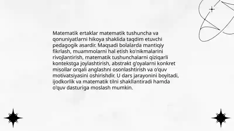 Matematik ertaklar 3