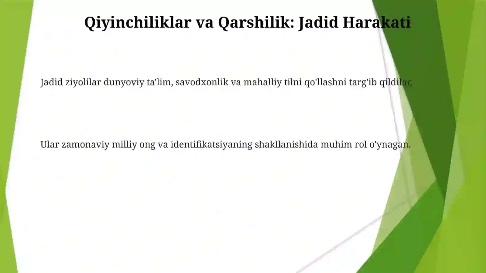 Jadidmarifatparvarlarningoʻlkaijtimoiy-manaviyhayotidatutganoʻrni 3