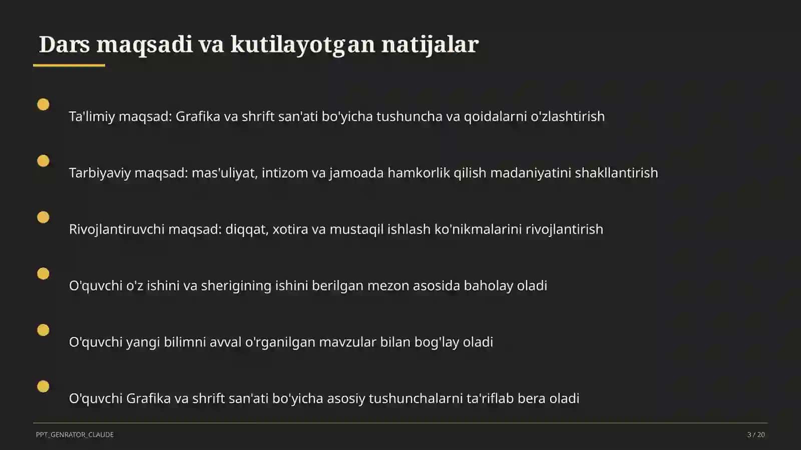 Grafika va shrift san'ati (6-sinf) 4