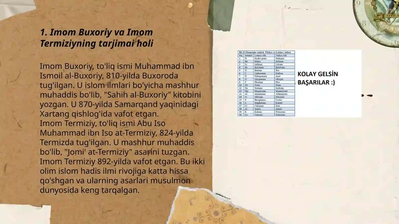Imom Buxoriy va Imom Termiziyning hadis ilmiga qo’shgan hissalarini qiyosiy tahlili 3