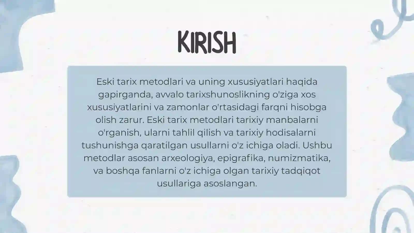 ESKI TARIX METODI VA UNING XUSUSIYATLARI 3