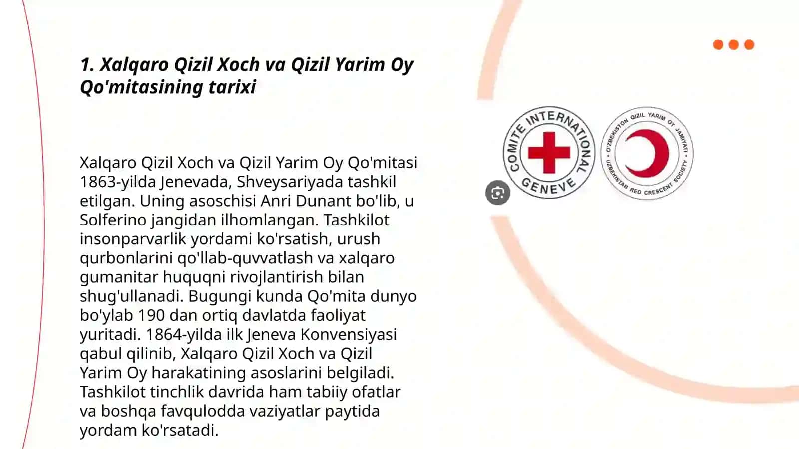 Xalqaro Qizil Xoch va Qizil Yarim Oy harakatining tuzilishi va asosiy tamoyillari 3